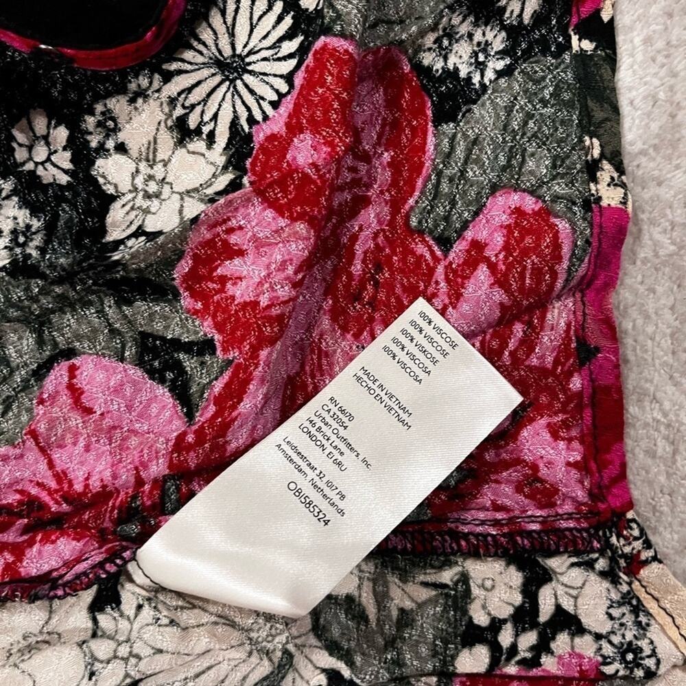 Free People Mikayla Printed Tunic Twilight Combo Size XS Floral Long Sleeve - Picture 5 of 5